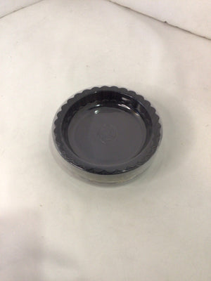 Set of 6 Black Aluminum Mini Pie Plate