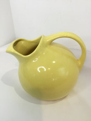 Yellow Ceramic Pitcher