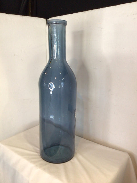 Bottle Blue Glass Vase