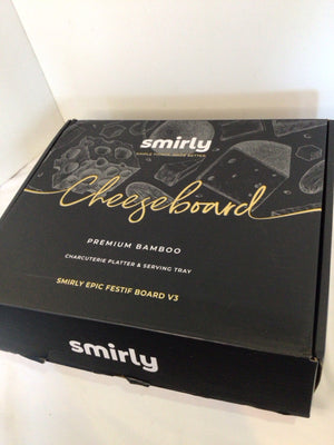 Smirly Charcuterie Bamboo Cheese Dish