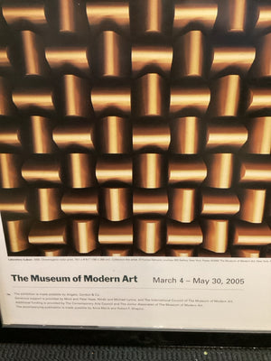 MOMA Poster Brown/black Framed Art