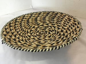 Brown/black Seagrass Bowl