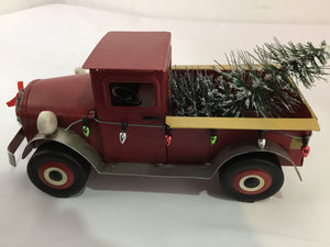 Red Metal Car Holiday Item