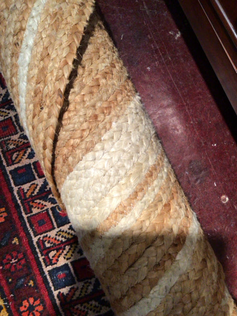 Jute Round Cream/Tan Rug