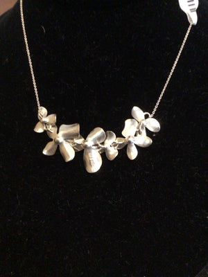 Silver Flower Necklace