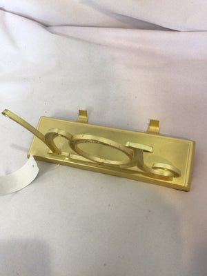 Stocking Hanger Gold Metal Joy Holiday Item