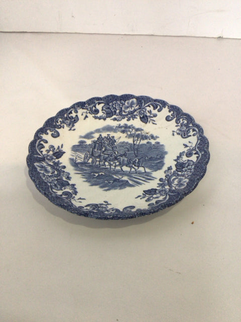 Johnson Brothers Blue/White Ironstone China Plate