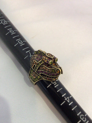 Brown Rhinestone Ring