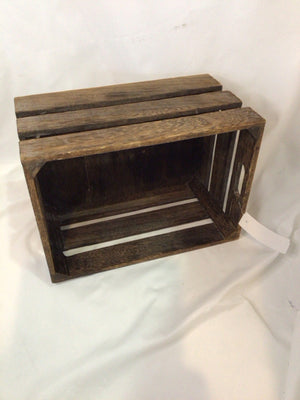 Brown Wood Crate