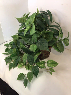 Green In Planter Faux Plant