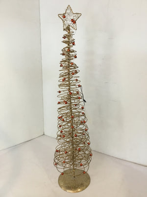 Christmas Gold Wire Holiday Item