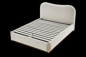 King Castlery Storage Linen Natural Bed 9P9K9WB6