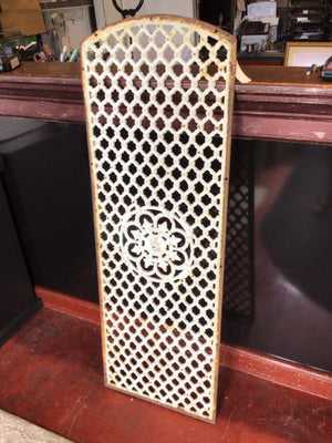 Vintage White Iron Architectural Accent