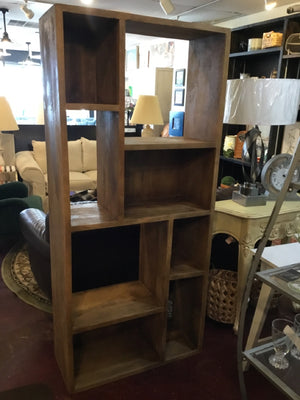 PIER 1 Brown Wood Shelf