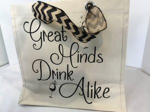 Cream/Black Words Bag