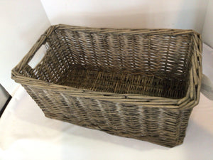 Greige Wicker Basket