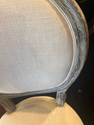 World Market Shield Back Pair Cream Chair