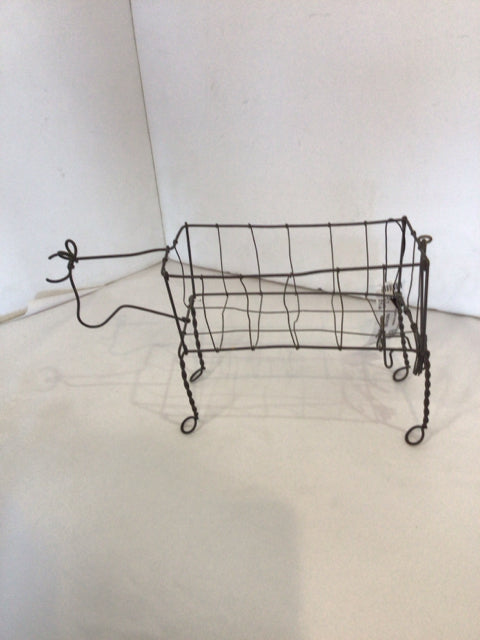 Black Wire Cow Napkin Holder