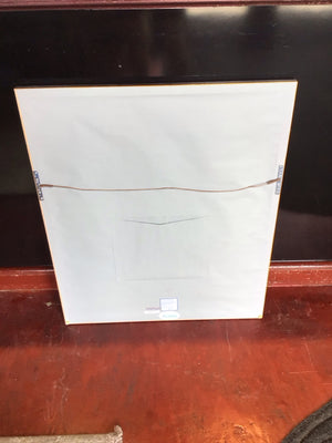 Black/Tan Tree Framed Art
