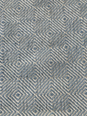 Indoor/outdoor Polyester Blue/White Rug