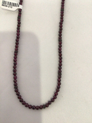 Purple Beaded Necklace