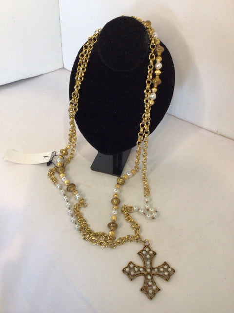 Gold Cross Necklace