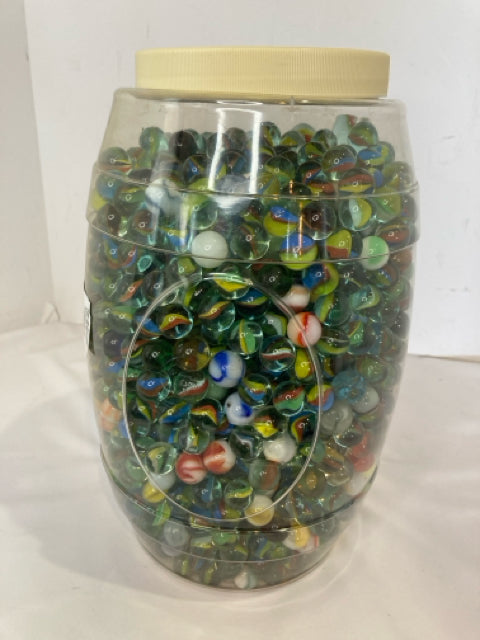 Jar Multi Glass Marbles