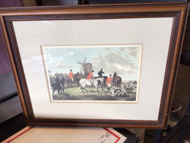 Horses Dogs Framed Art