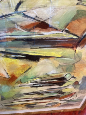 Abstract Multi-Color Framed Art