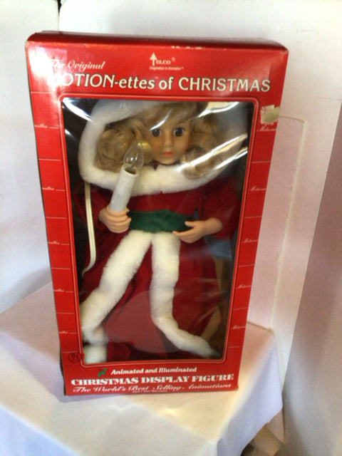 Christmas Red/white Doll Holiday Item