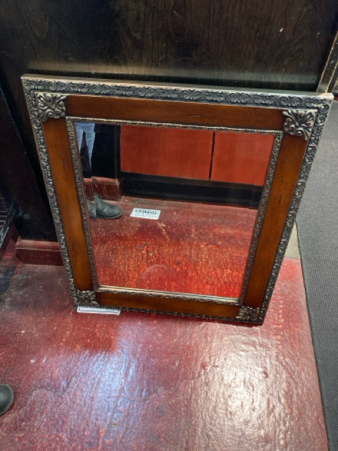 Uttermost Brown/Silver Wood/Metal Mirror