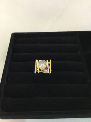 Silver/Gold Rhinestone Ring