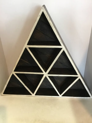 Brown Wood Triangle Shelf