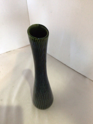Green Ceramic Bud Vase
