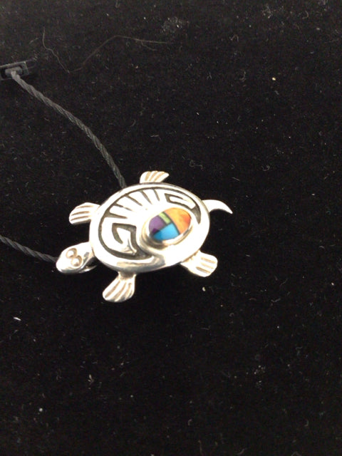 Sterling Silver Turtle Pendant