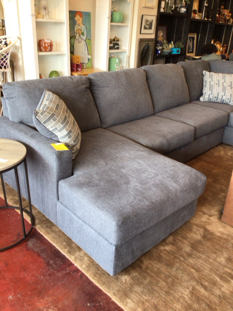 Ashley 3 Piece Gray Sectional Sofa