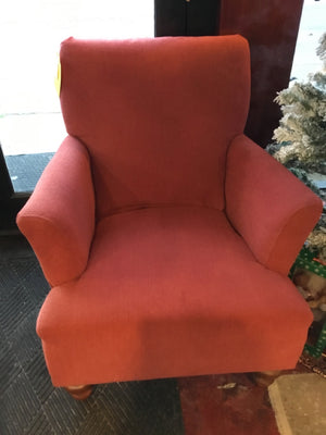 Chenille Salmon Chair