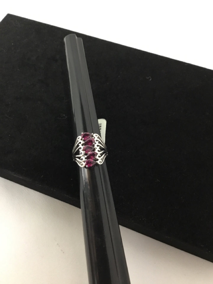 Purple Rhinestone Ring