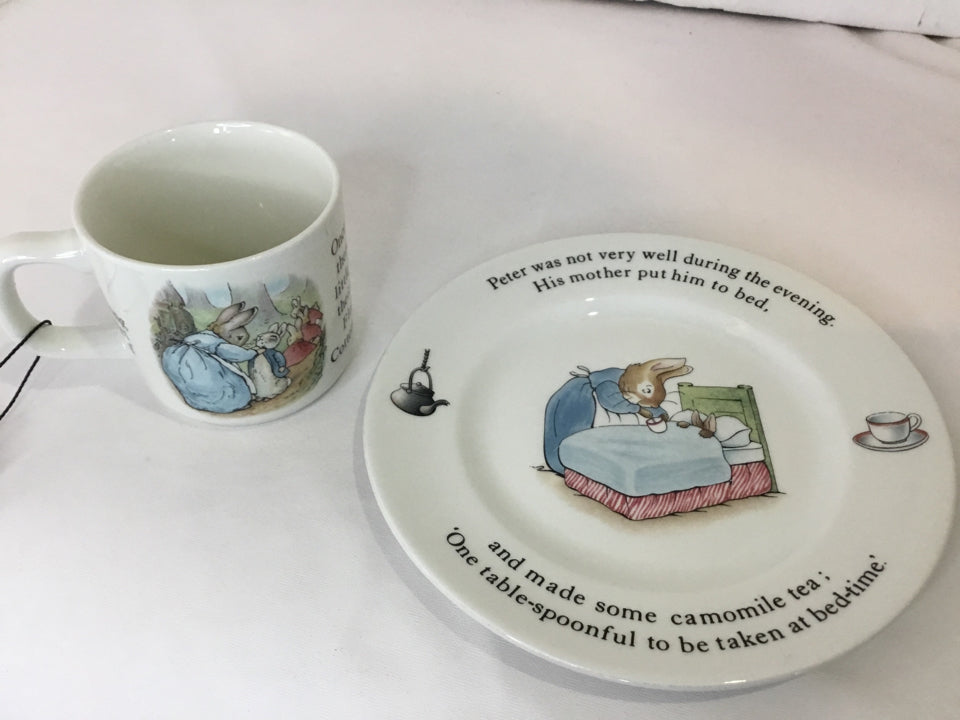 Wedgwood White/Multi Ceramic Peter Rabbit Mug