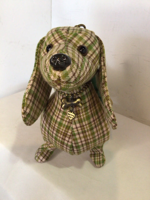 Polyester Green/Brown Dog Purse