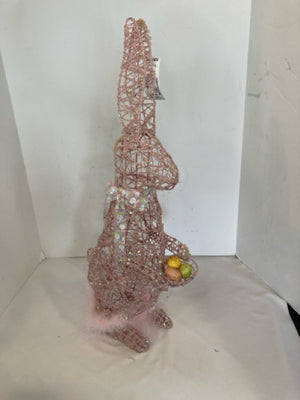 Easter Pink Glitter Bunny Holiday Item