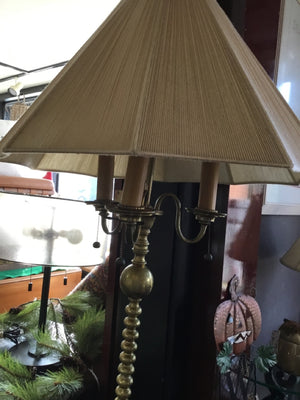 Floor Brass 3 Arm Lamp