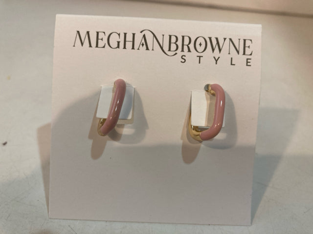 Meghan Browne Pink/Gold Earrings