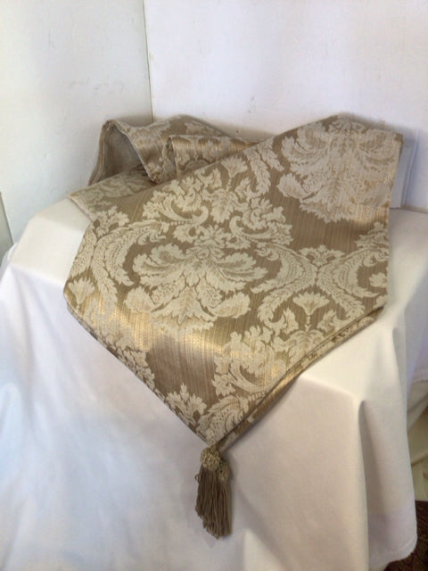 Gold Jacquard Table Runner