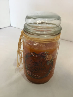 Fall Orange Candle