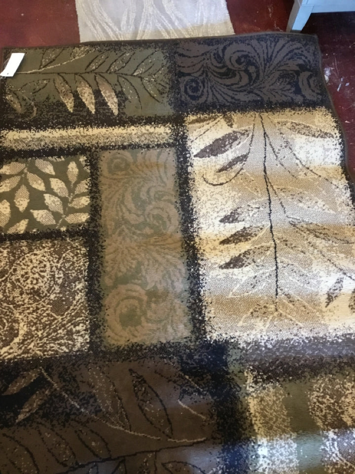 Oriental Weavers Polypropelyne Green/Brown Rug