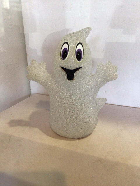 Halloween White Plastic Ghost Holiday Item
