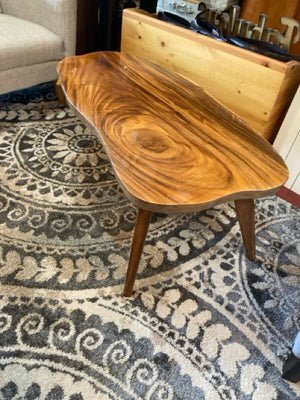 Antique Coffee Wood Brown Table