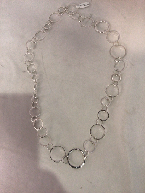 Silver Circles Necklace