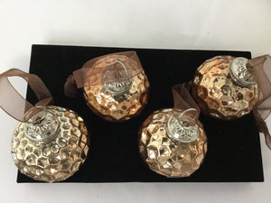 Cynthia Rowley Metallic Set of 4 Ornament